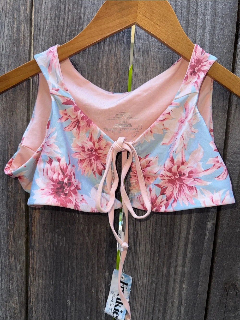 Frankie's Bikinis Jessie Top in Wildflower Size XS